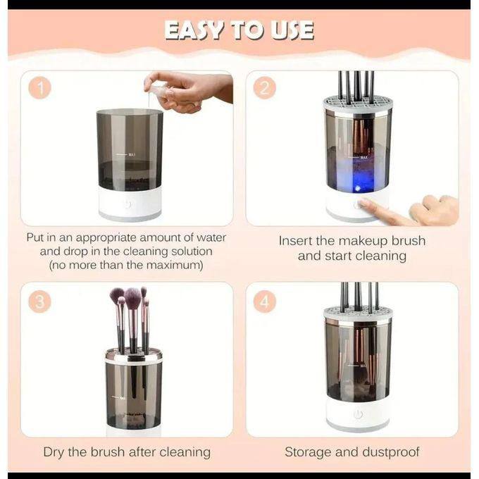Makeup brush cleaner منظف ومجفف فرش المكياج الأوتوماتيكي