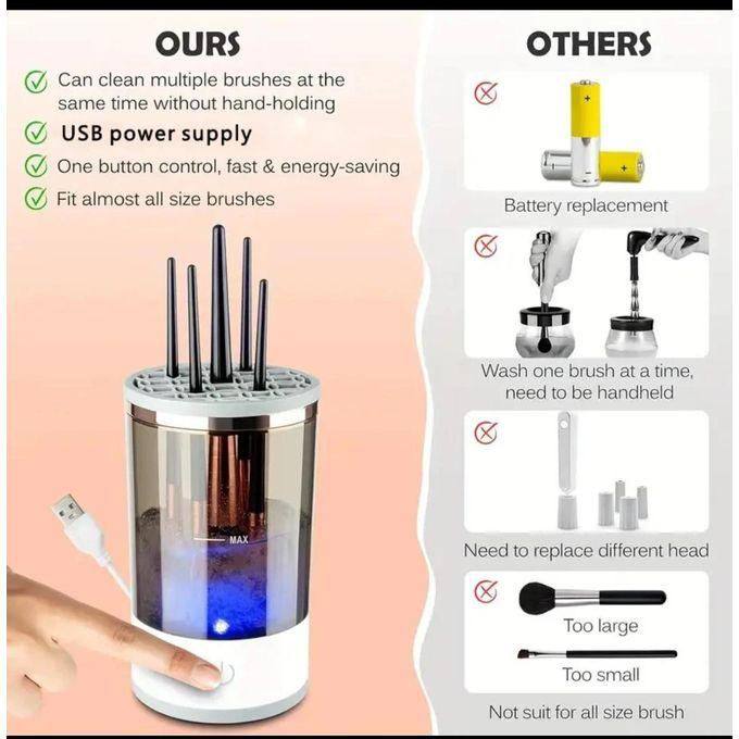 Makeup brush cleaner منظف ومجفف فرش المكياج الأوتوماتيكي