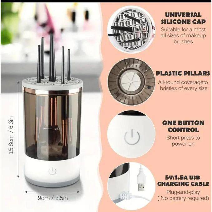 Makeup brush cleaner منظف ومجفف فرش المكياج الأوتوماتيكي